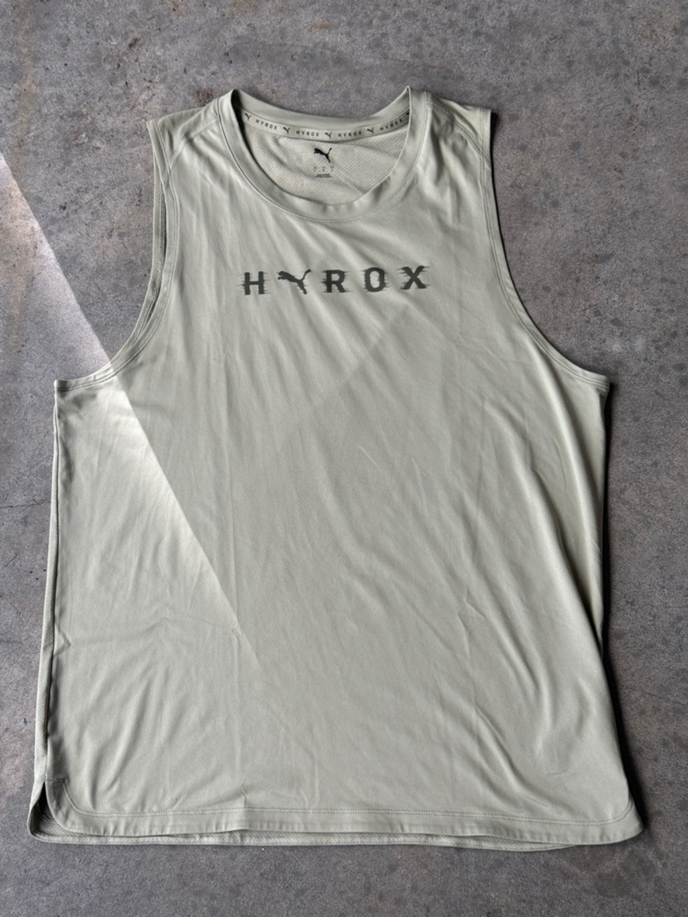 Puma HYROX Men's Sleeveless Training Shirt - Light Sage